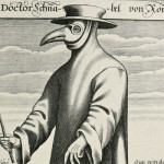 Чумной доктор. Фрагмент гравюры Поля Фюрста, 1656 год