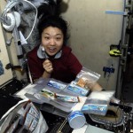 Корейская девушка-астронавт обедает на орбите. Источник фото: kari.re.kr