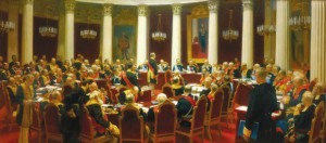 Иван Репин. Торжественное заседание Государственного совета 7 мая 1901 года. (1903)